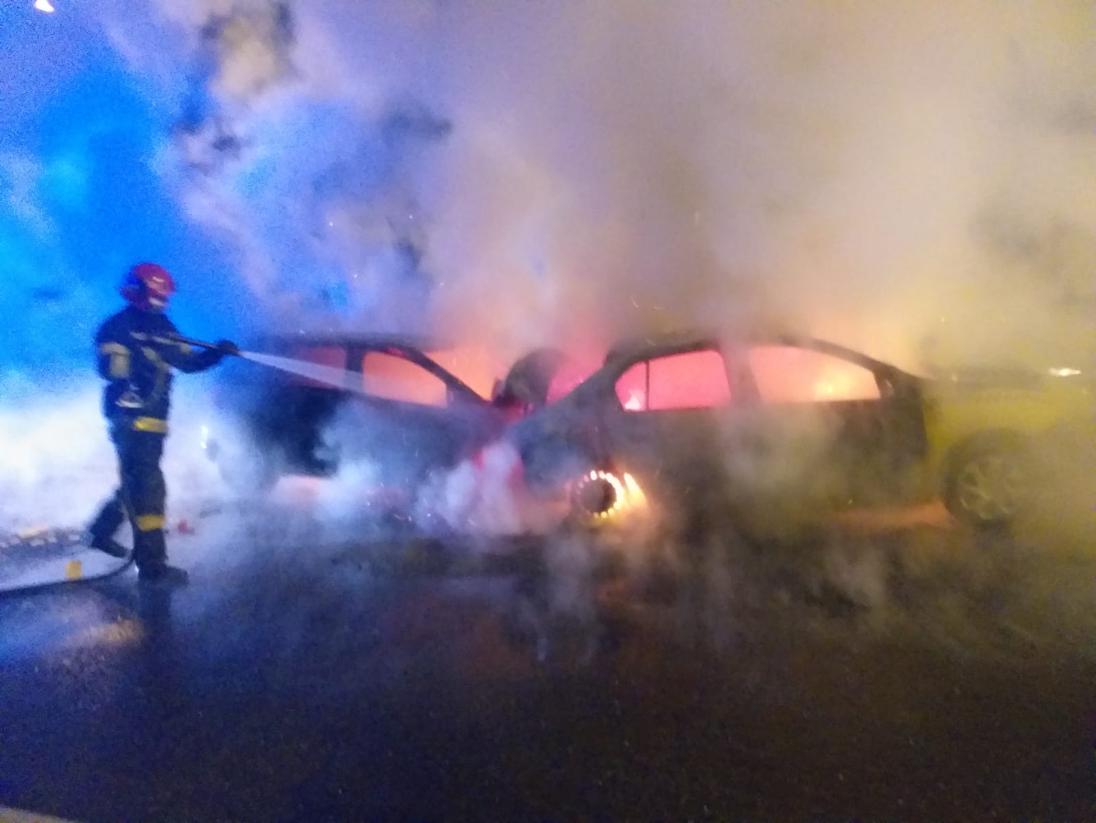 Actualizare foto - Doi șoferi implicați în carambolul de la Veștem erau din CIsnădie. Unul era în stare de ebrietate