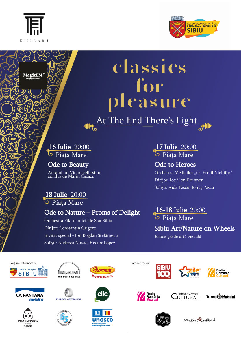 Începe a XI-a ediție a festivalului Classics for Pleasure pe 16 Iulie!