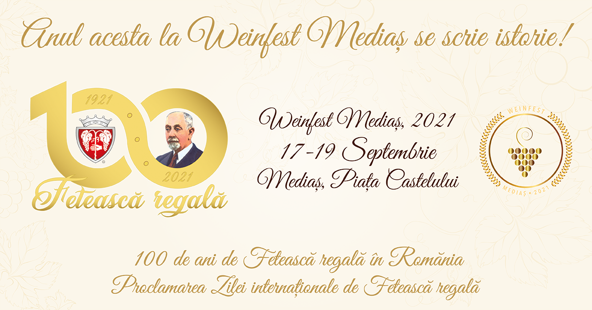 Festivalul Weinfest la Mediaș. A treia ediție se desfășoară în perioada 17-19 septembrie