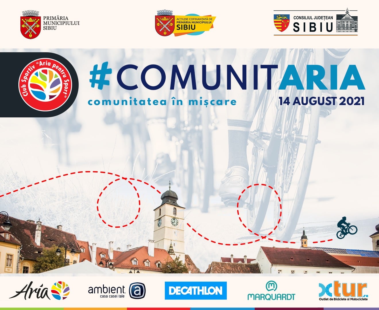 ComunitAria 2021:  „Ciclismul este mai mult decât sportul pe care îl practicăm, este modul în care circulăm, ne educăm copiii, ne recreem”