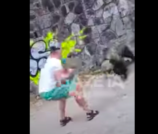 VIDEO-Turist teribilist atacat de urs pe Transfăgărășan