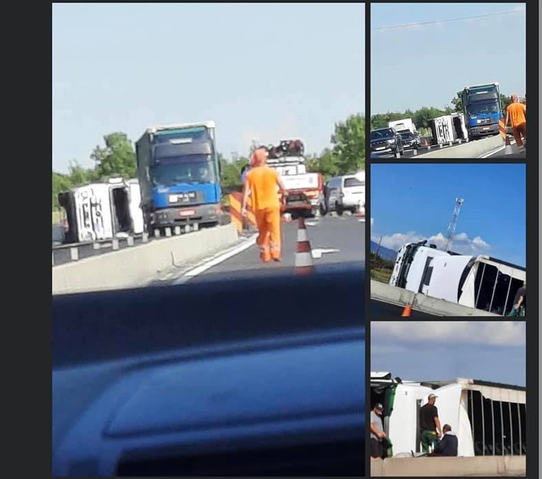 Actualizare. Polițiștii anunță că traficul a fost reluat la Veștem