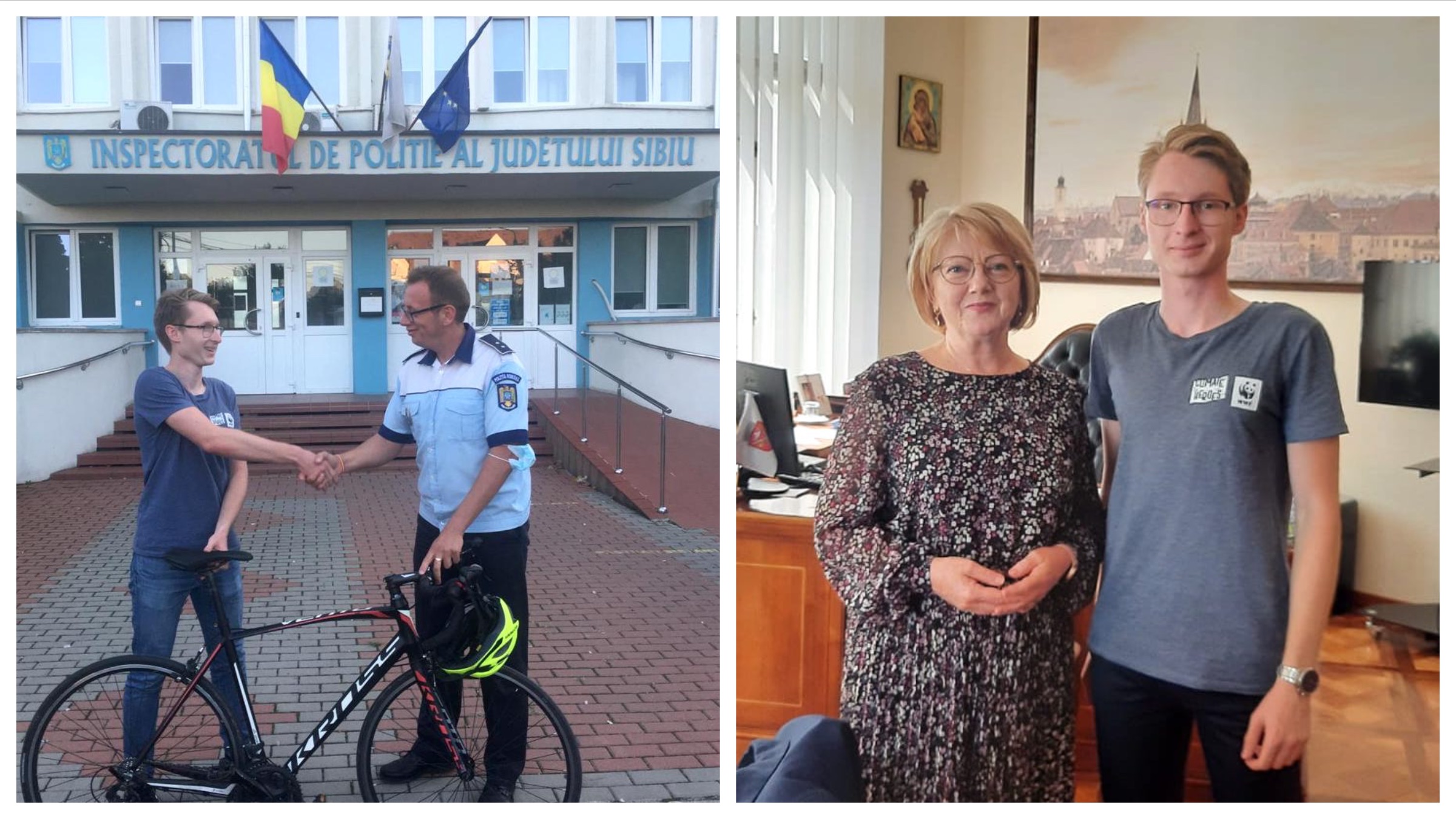 Adolescenții sibieni, așteptați pe biciclete să își ceară parte din stradă: ”pistele sunt înguste”