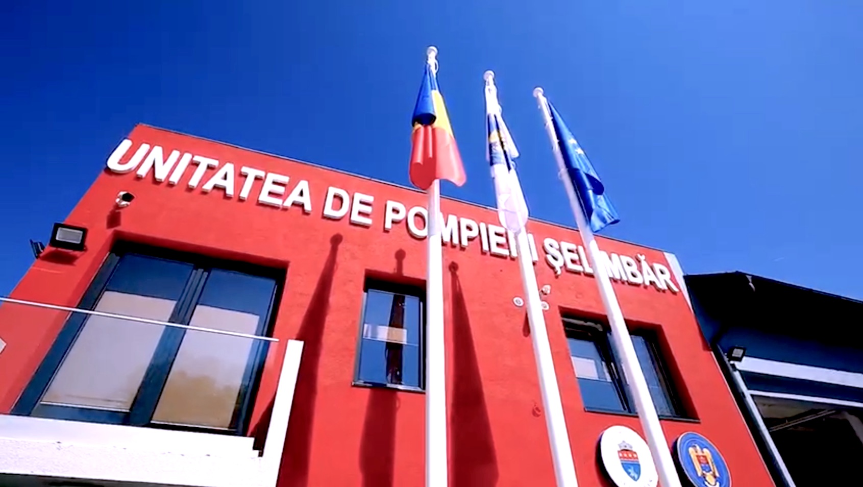 VIDEO ISU Șelimbăr a devenit operațional după o investiție de aproape 2 milioane de lei. 50 de angajați vor asigura trei schimburi de intervenție