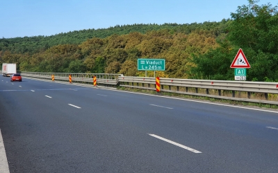 Restricții de circulație pe A1, în zona de la intrare în tunelul Săcel, pe direcția Sibiu - Orăștie