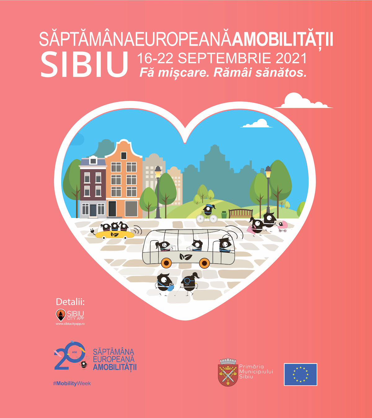 Săptămâna Europeană a Mobilității în Sibiu:  Programul detaliat al activităților