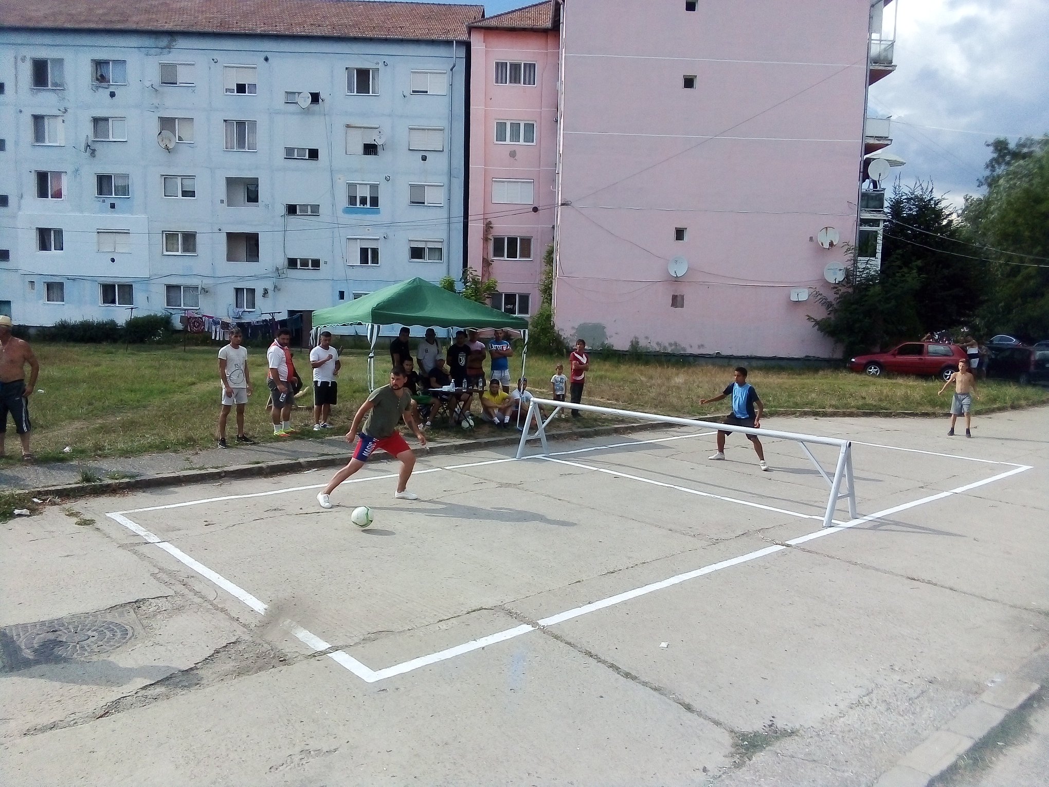 Campionatul de tenis cu piciorul de la Copșa Mică, la a doua ediție