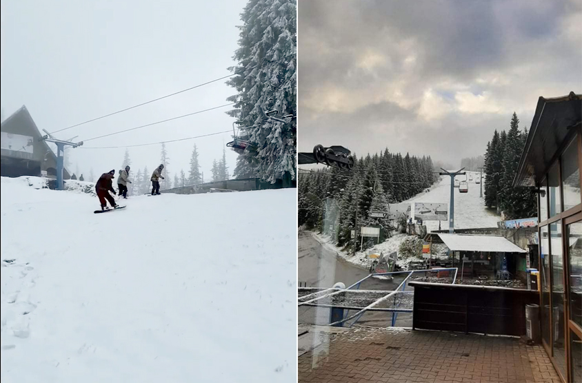 VIDEO A nins și la Păltiniș. Se fac deja planuri pentru sezonul de ski