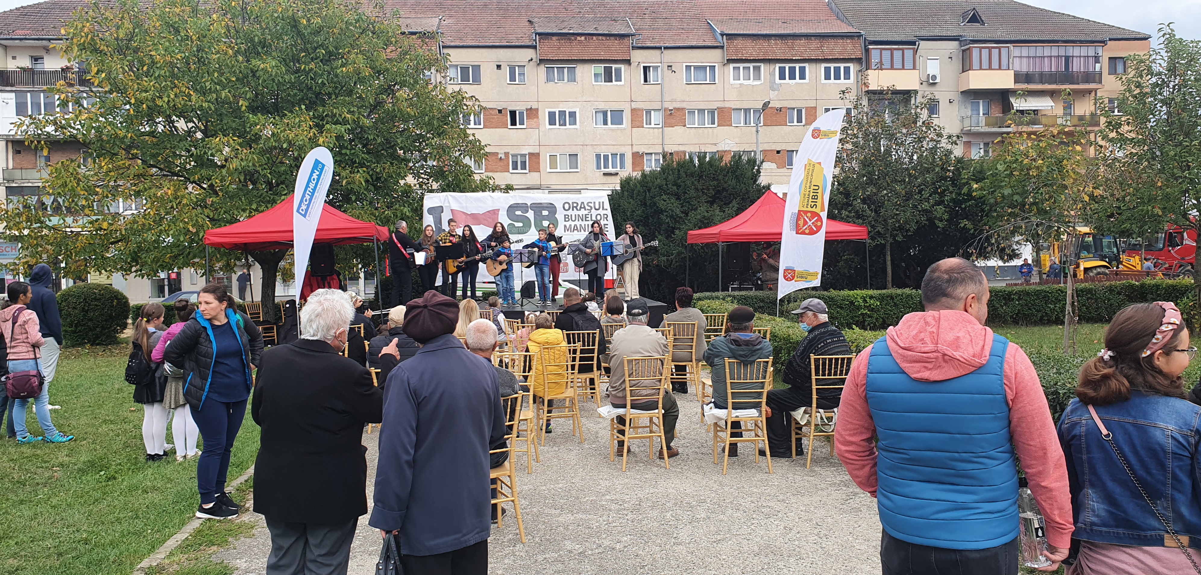 Sibienii, provocați să facă mișcare în Parcul Ștrand