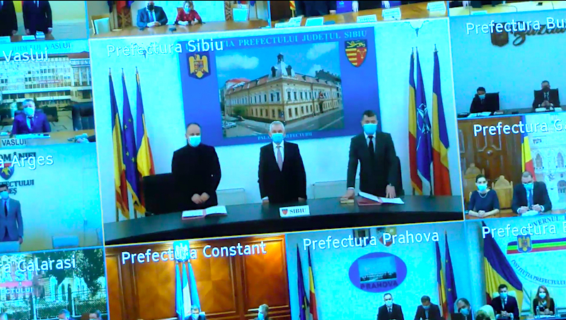 Noii subprefecți ai Sibiului, Sebastian Șebu și Daniel Moșin, au depus jurămintele