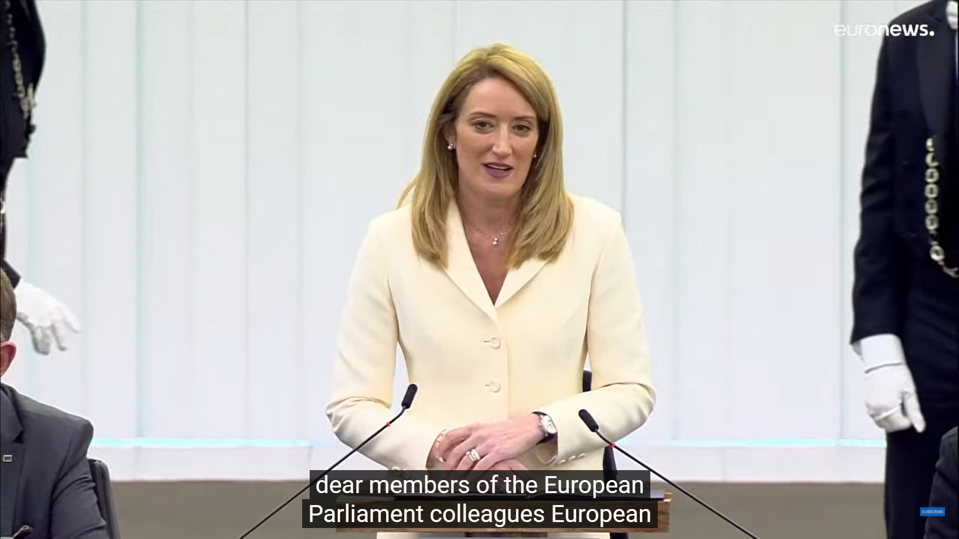 VIDEO Eurodeputata malteză Roberta Metsola, aleasă preşedinte al Parlamentului European