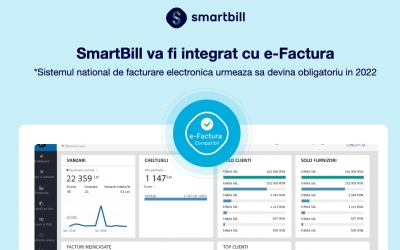 Clienții sibienilor de la Smart Bill își vor înregistra automat a facturile în sistemul RO e-Factura