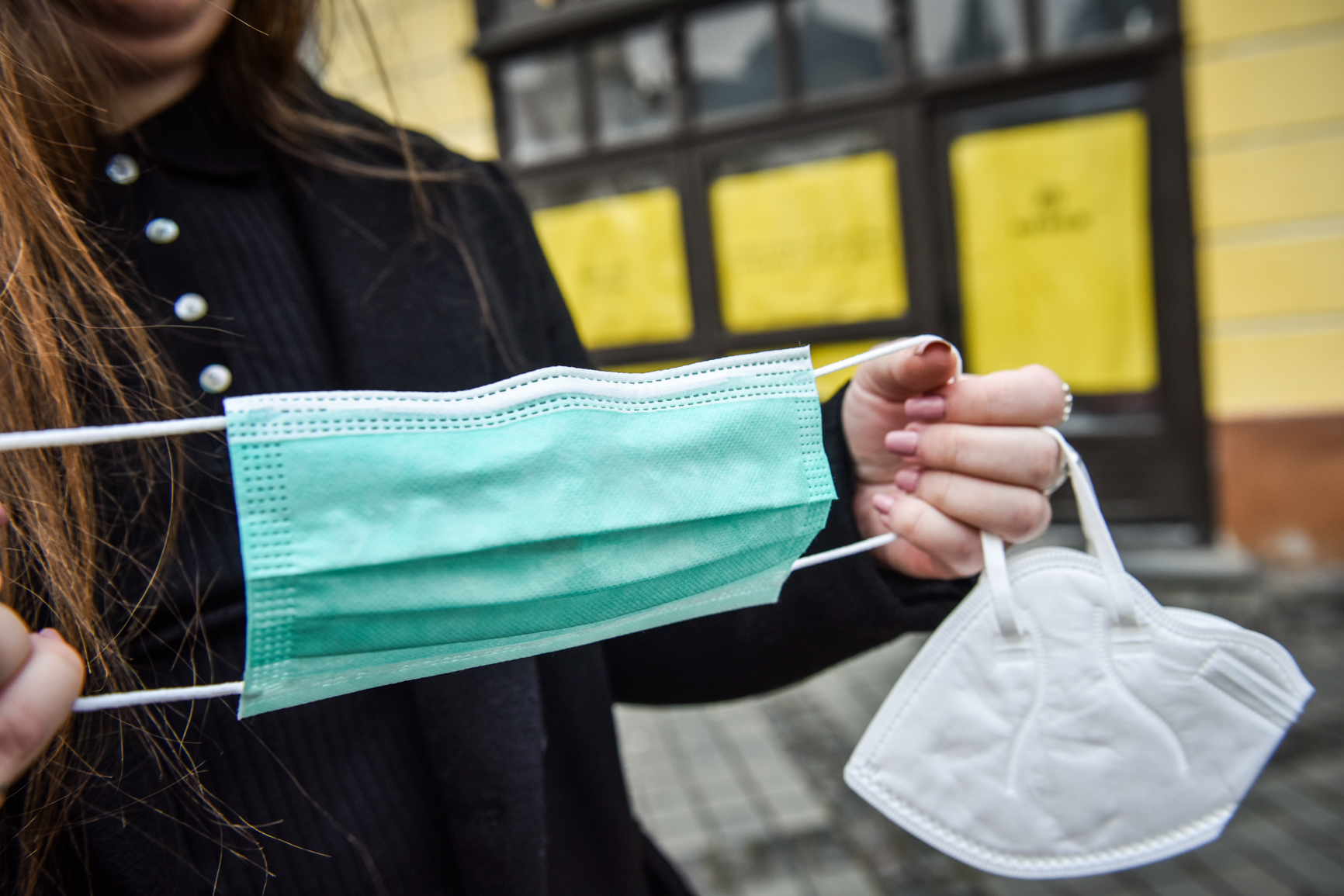 Avertismente pentru cei care nu au purtat masca, ieri, în Sibiu