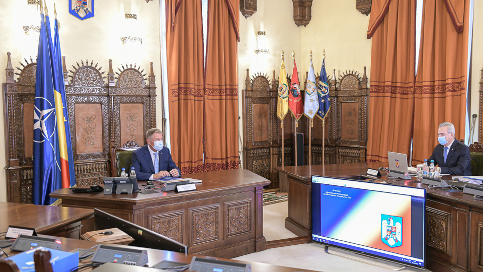 Președintele Iohannis a convocat CSAT pentru miercuri pe tema situației de securitate în Zona Extinsă a Mării Negre și pe Flancul Estic al NATO