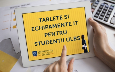 Peste 500 de studenți cu burse sociale vor primi tablete din partea ULBS