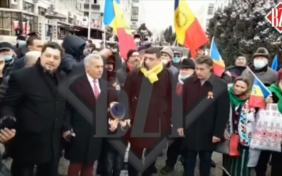 VIDEO Dosar penal pe numele celui care a aruncat cu cerneală în George Simion. Are 31 de ani și este din Bacău