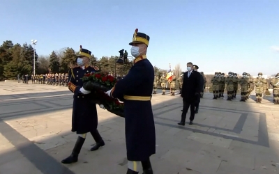 VIDEO Iohannis: Unirea de la 24 Ianuarie 1859 demonstrează importanţa unui proiect care să coaguleze energiile poporului nostru