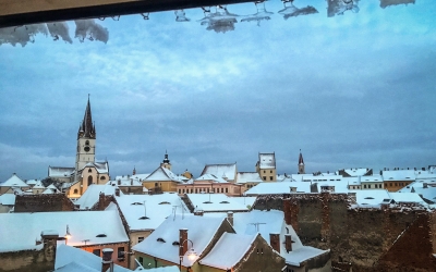 -15 grade azi-noapte, la Sibiu. Temperaturile cresc treptat și așteptăm din nou ninsori
