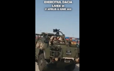 VIDEO Ministerul Apărării atenționează asupra imaginilor virale cu presupuse trupe străine în România: ”Sunt imagini vechi”