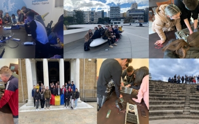 Peste 20 de elevi și profesori din Agnita se află în Cipru la un stagiu de practică Erasmus +