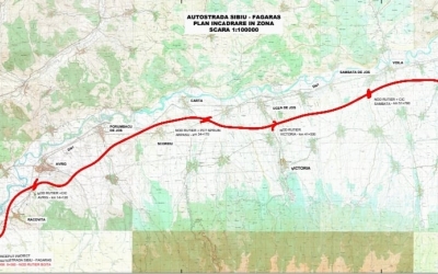 Autostrada Sibiu - Făgăraș, aprobată de comitetul interministerial. Traseul de 68 km este împărțit în patru tronsoane