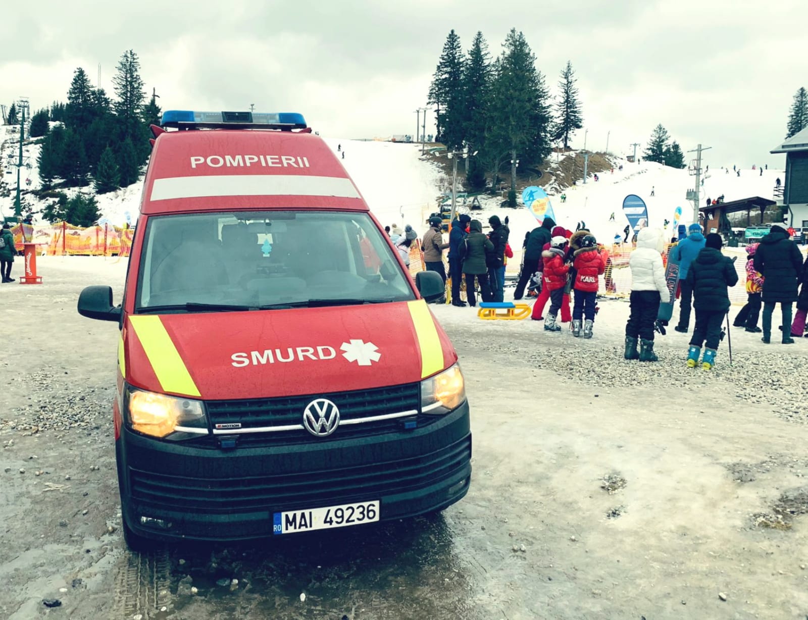 ISU Sibiu: SMURD are echipaj de prim ajutor permanent în Păltiniș