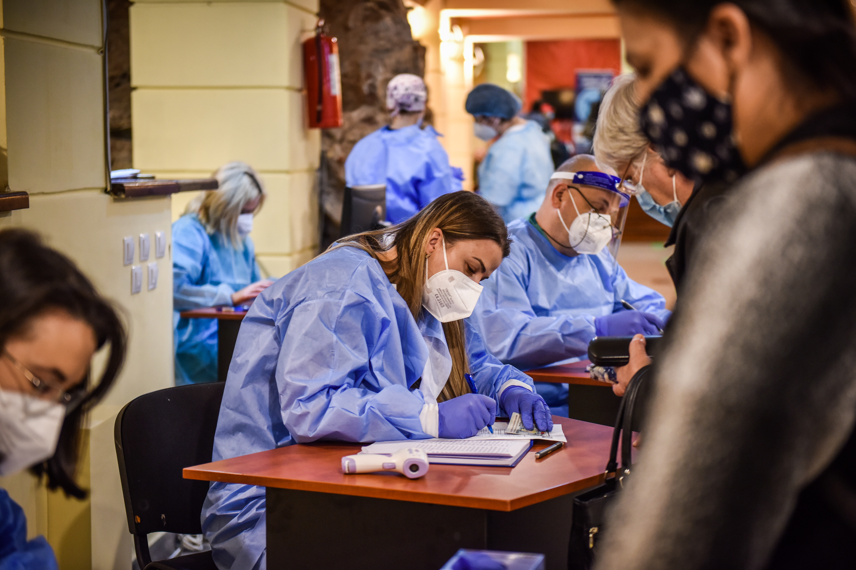 Peste 800 de sibieni s-au vaccinat în ultimele 24 de ore