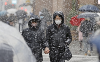 VIDEO Ninsori abundente la Tokyo. Peste 100 de zboruri interne anulate