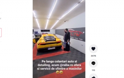 VIDEO Preotul sibian chemat să sfințească un Lamborghini: ”Este o rugăciune specială”