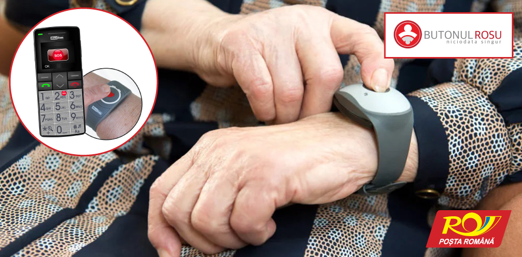 Poştaşii vor livra, la domiciliu, brăţara Butonul Roşu, care poate salva vieţi