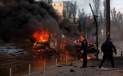 Răspunsul Rusiei la explozia de pe podul din Crimeea: Bombardamente în mai multe orașe din Ucraina, inclusiv în Kiev