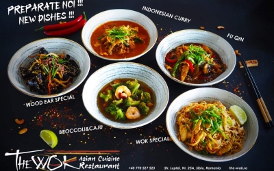 Restaurantul The Wok aduce cinci preparate unice în Sibiu. „Pentru gusturile tuturor”
