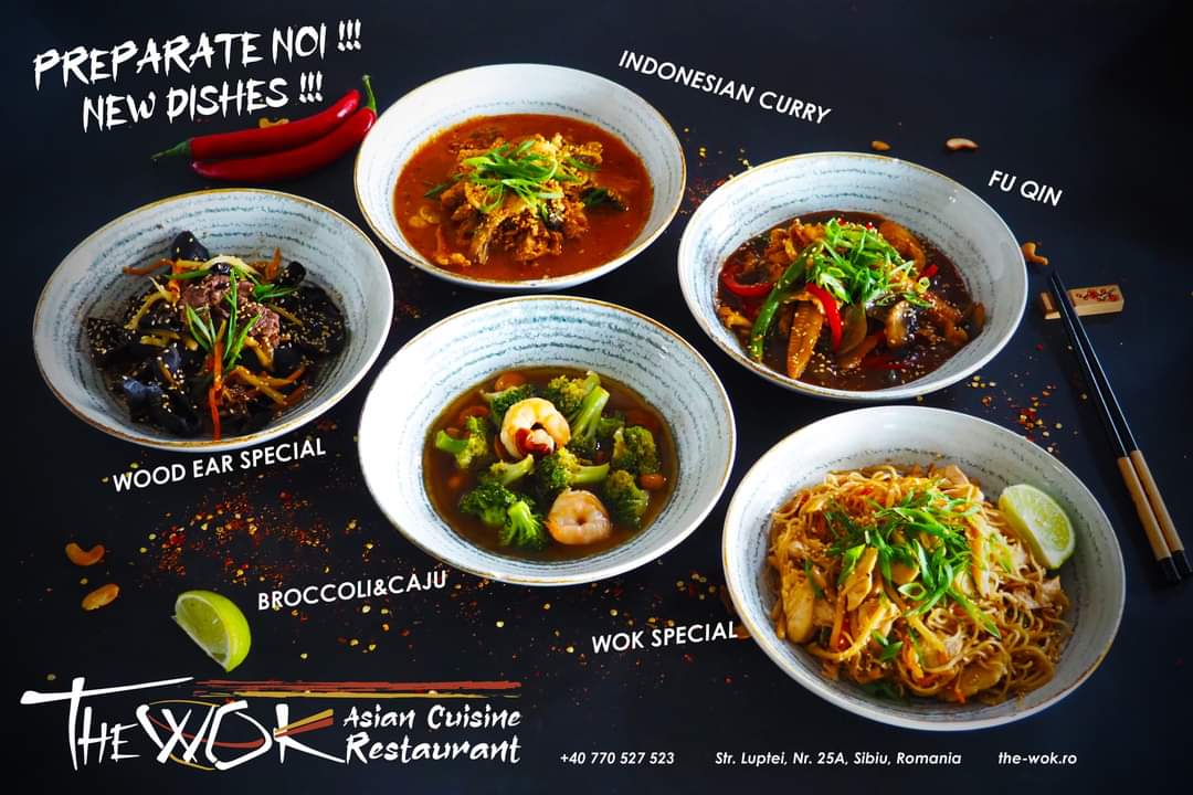 Restaurantul The Wok aduce cinci preparate unice în Sibiu. „Pentru gusturile tuturor”