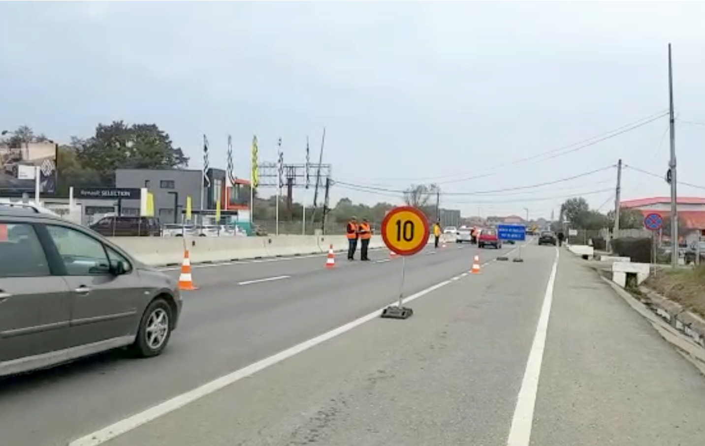 Au început anchetele de circulație. Sunt opriți șoferii care circulă pe DN 1 la intrare în Sibiu, în zona Șelimbăr și pe DN 14