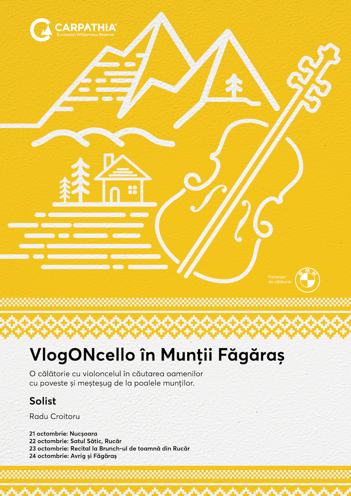 Muzica de violoncel va ajunge în Munții Făgăraș: „O formă diferită de promovare a comunităților și a biodiversității”