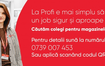 Ești în căutarea unui loc de muncă? Profi angajează personal pentru magazinele din Sibiu
