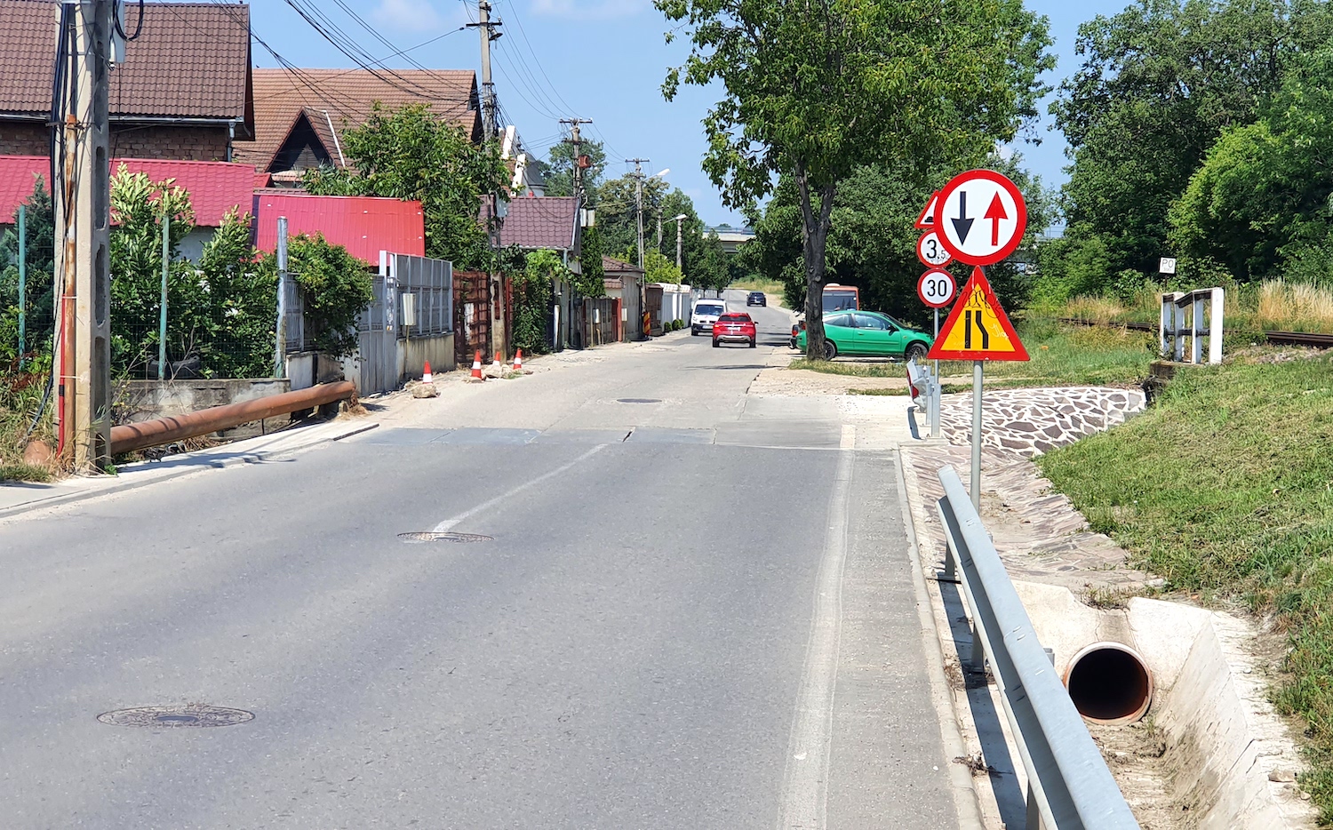 Intră în lucru strada Ștefan cel Mare, inclusiv rampa spre Șelimbăr