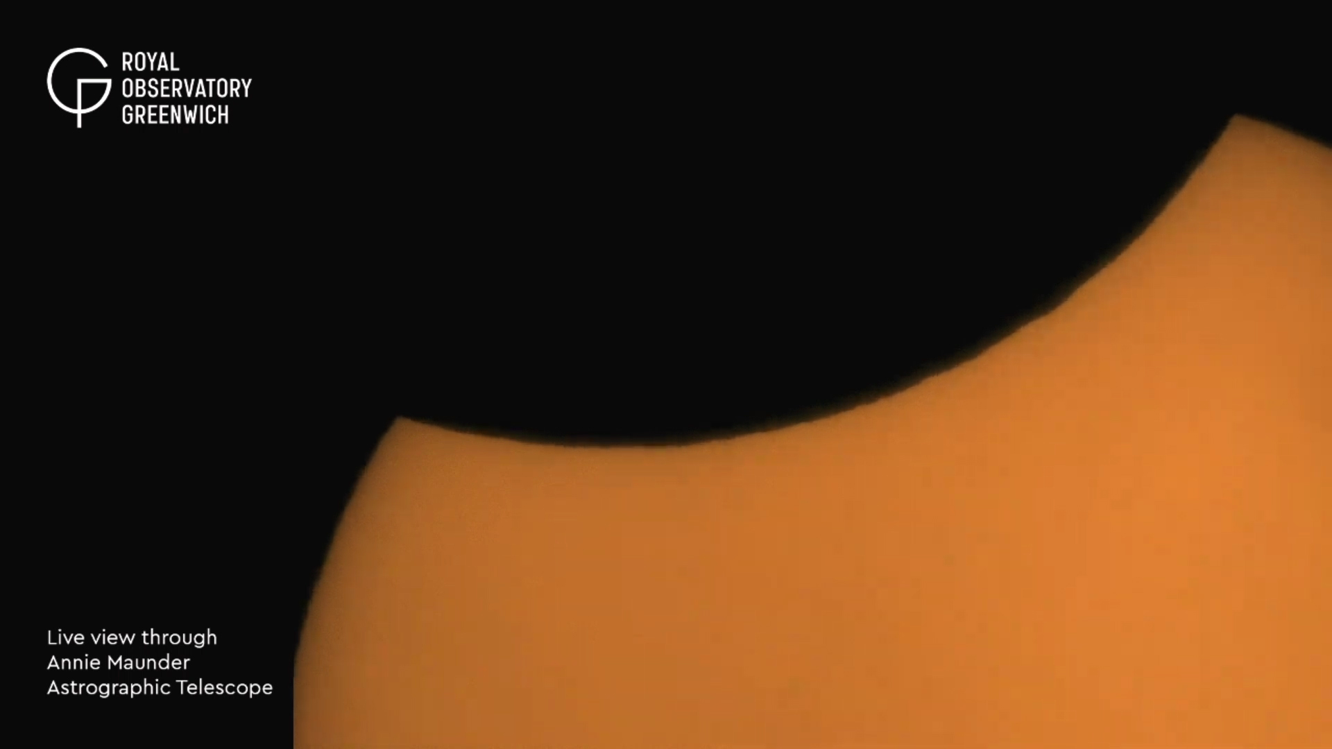 Video live de la Observatorul astronomic Greenwich. A început eclipsa de soare