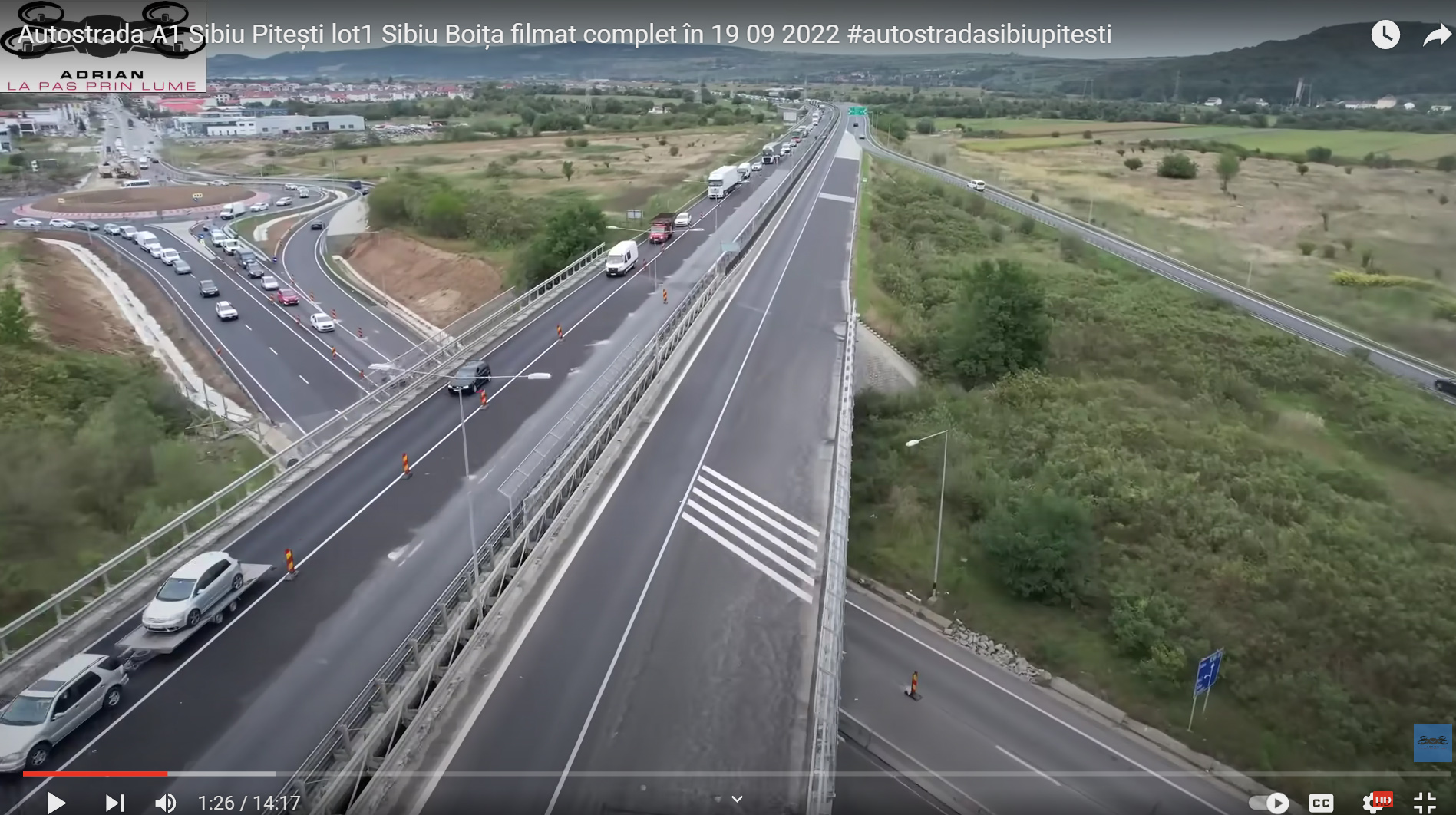 Restricții de circulație timp de 3 zile pe centura Sibiului, în zona Șelimbăr. Se repară asfaltul