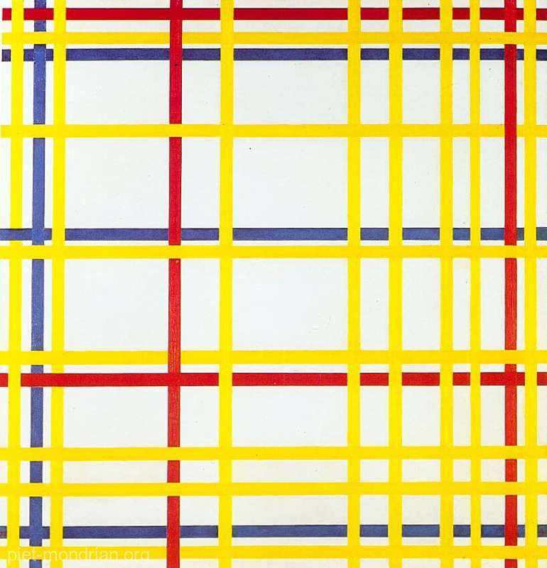 Un tablou al lui Piet Mondrian a fost expus incorect, cu susul în jos, timp de 77 de ani