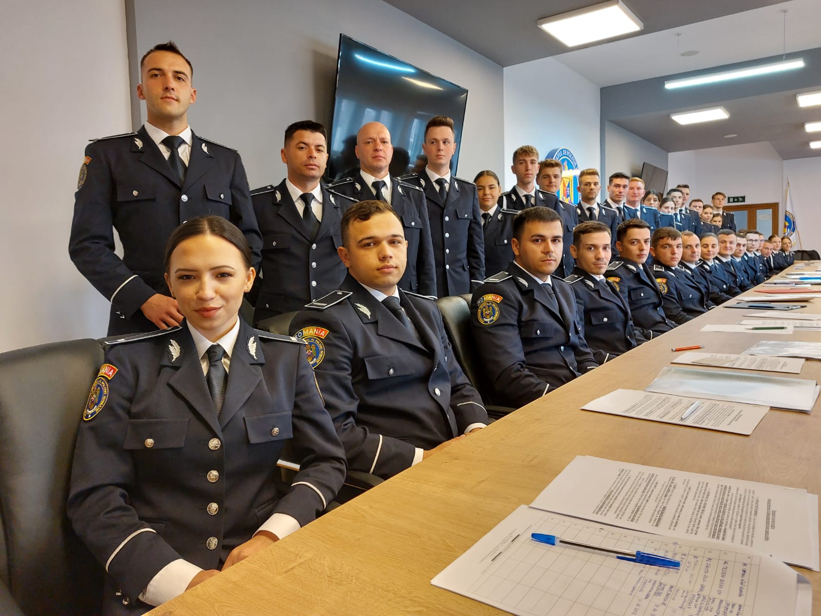 34 de angajați noi la Poliția Sibiu. Vor fi distribuiți în tot județul