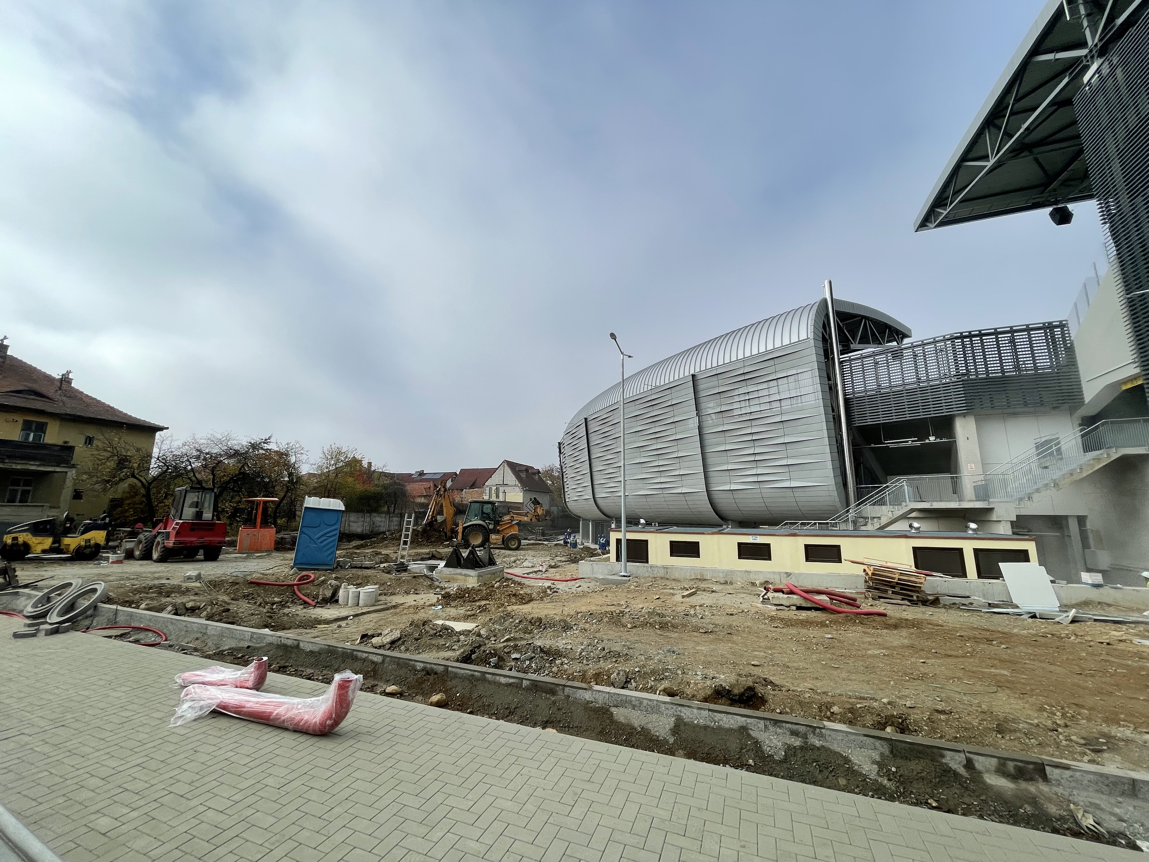 lucrări stadionul municipal Sibiu