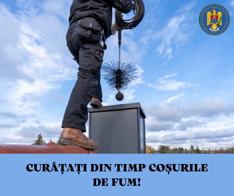 Peste 45 de incendii provocate de coșuri de fum defecte, de la începutul anului, în Sibiu. Sfaturile pompierilor