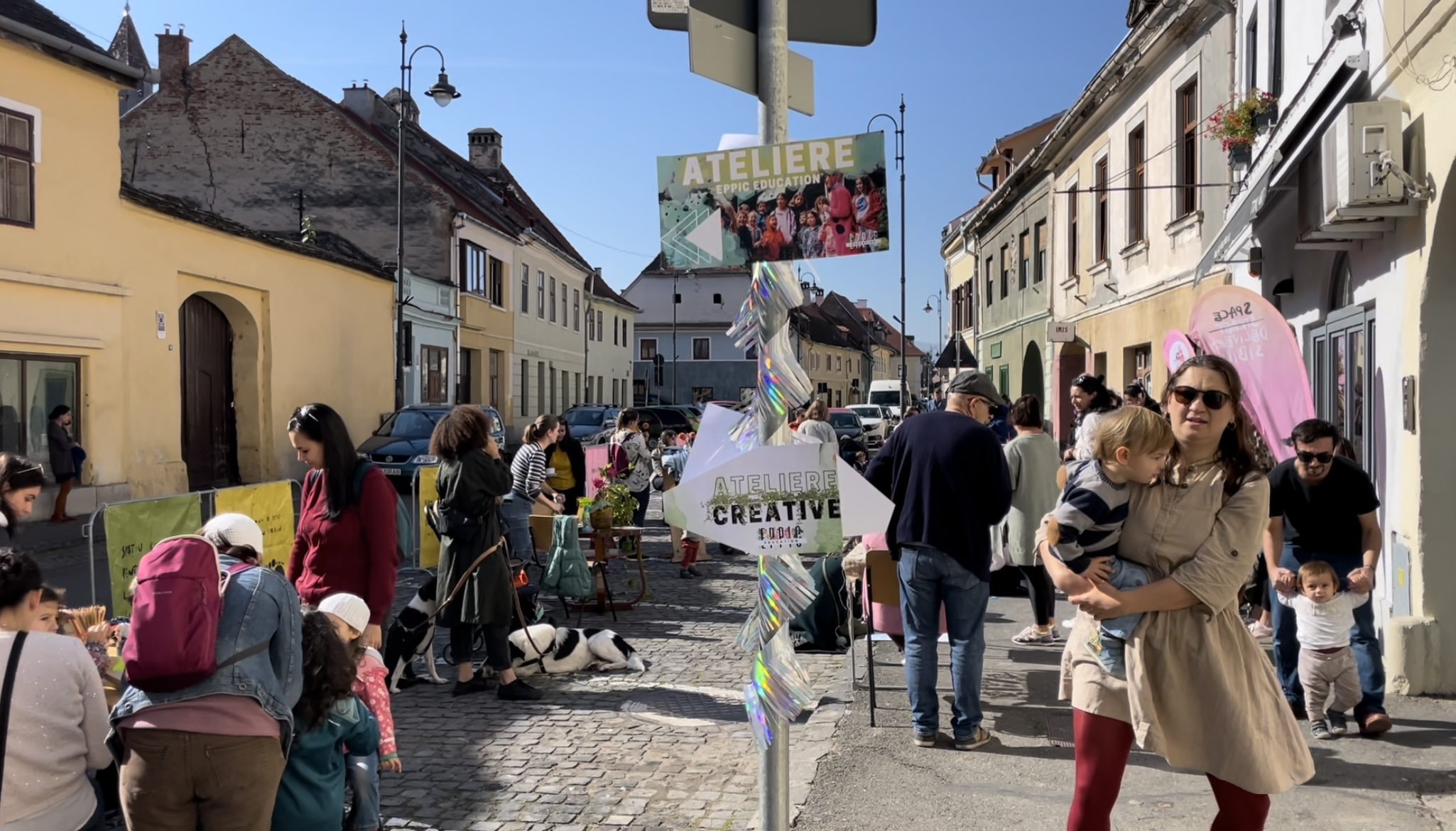 Needitat: Street Delivery într-un nou spațiu eliberat de mașini. Pe strada Faurului