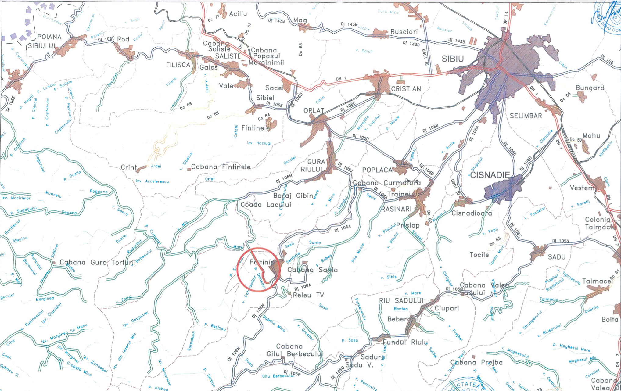 drum forestier daneasa poplaca