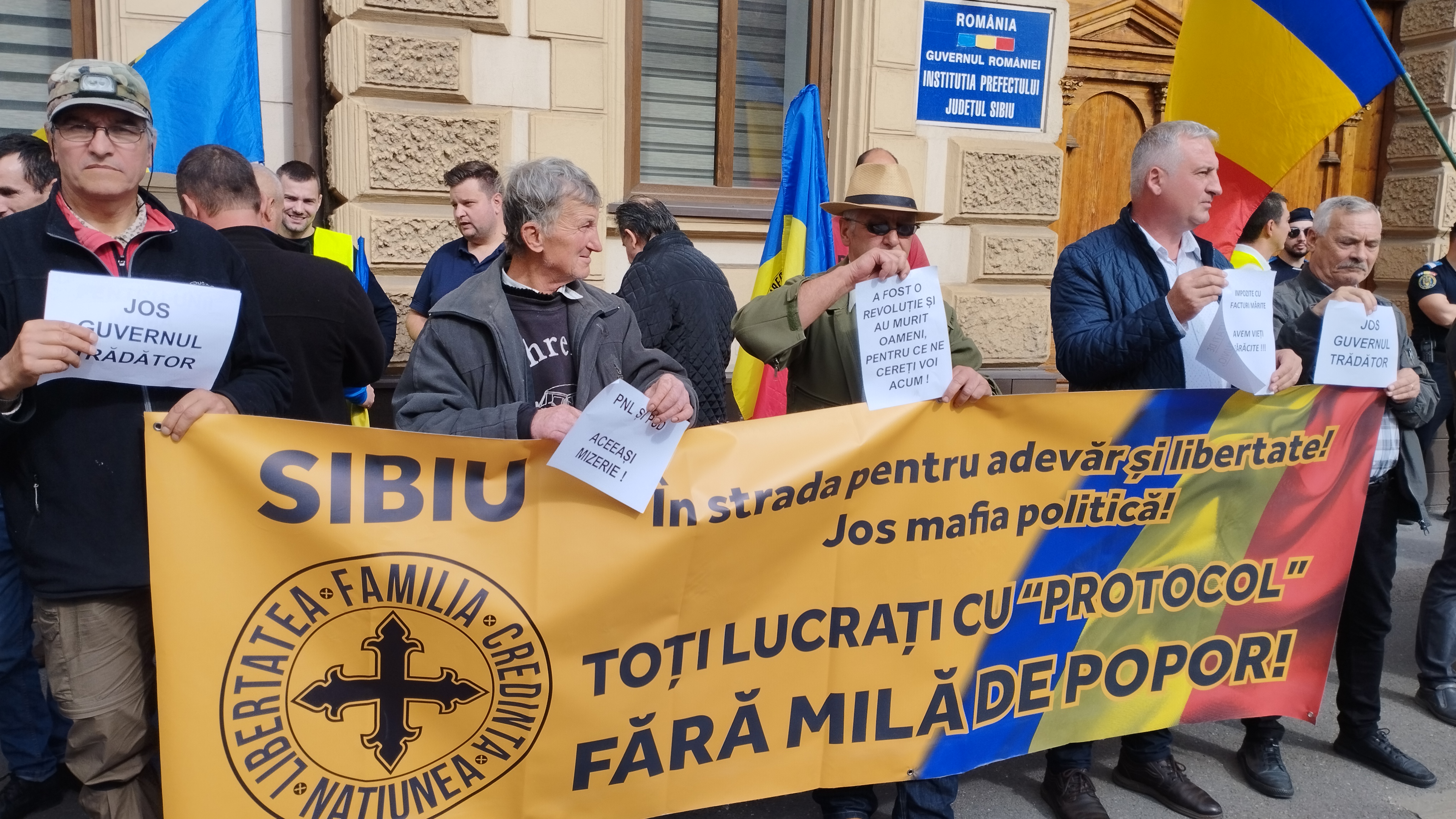 protest aur sibiu