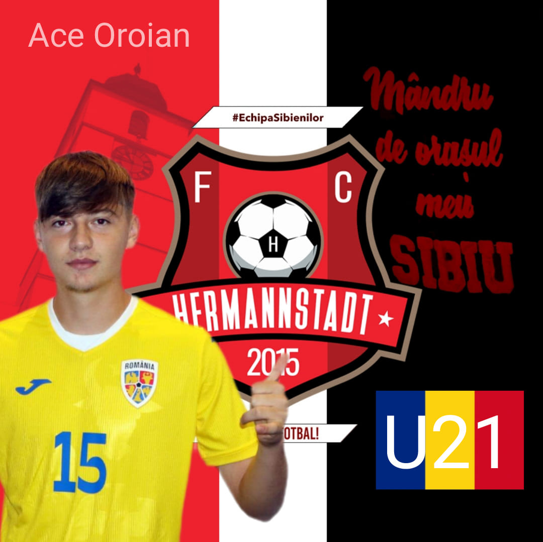 FC Hermannstadt: Alexandru Oroian a fost convocat în premieră la România U21