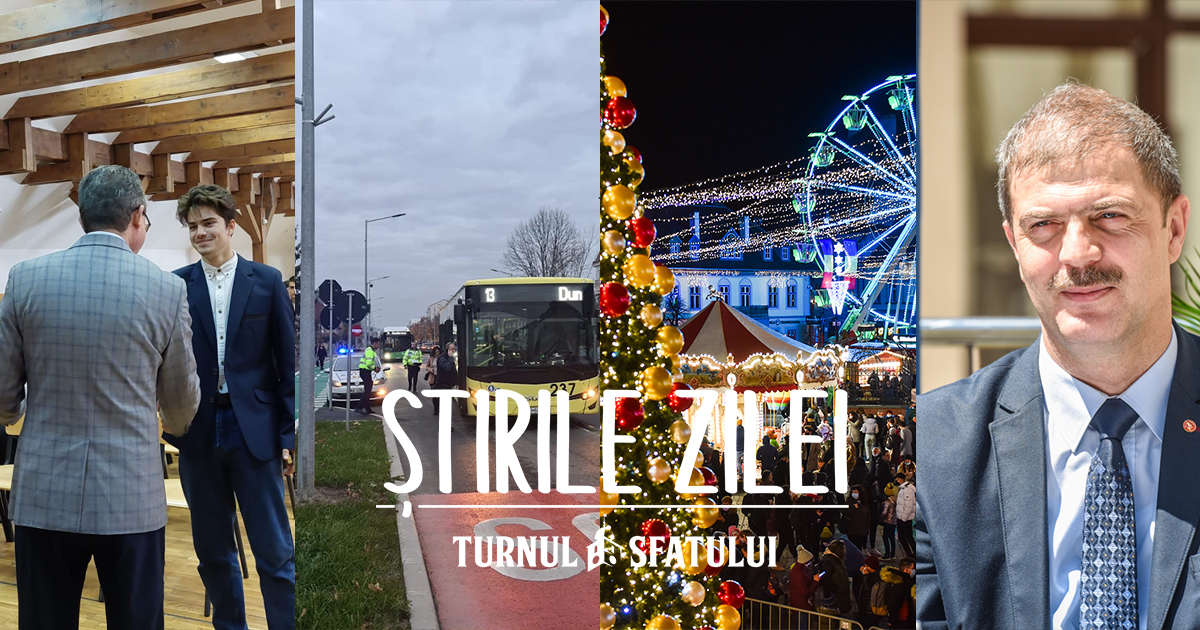Știrile zilei - 10 noiembrie. Elevii de 10 ai Sibiului, Oroian - convocat la naționala U21, mâine se deschide Târgul de Crăciun