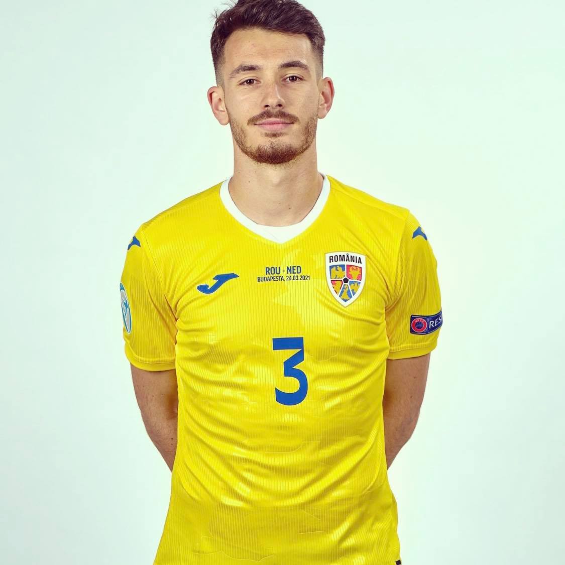 Opruț, primul jucător de la Hermannstadt care joacă pentru România. A stat 30 de minute în teren în România – Slovenia 1-2
