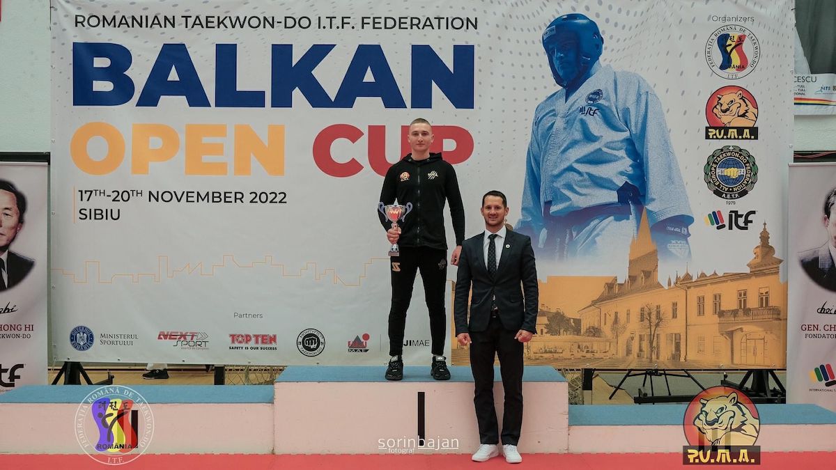Sibianul Mario David, cel mai bun junior al competiției Balkan Open Cup. A câștigat și trei medalii de aur
